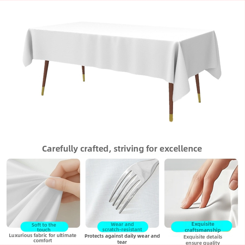 Prestieranie PEVA, obdĺžnikové, 137x274 cm, jednobarevný vzor, európsky minimalistický štýl