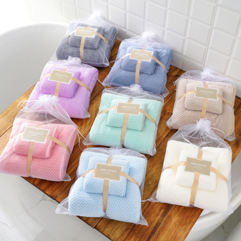 Set prosoape din Coral Fleece în cutie cadou, 280 g/m², absorbție ridicată, uscare rapidă