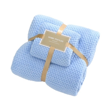 Set prosoape din Coral Fleece în cutie cadou, 280 g/m², absorbție ridicată, uscare rapidă