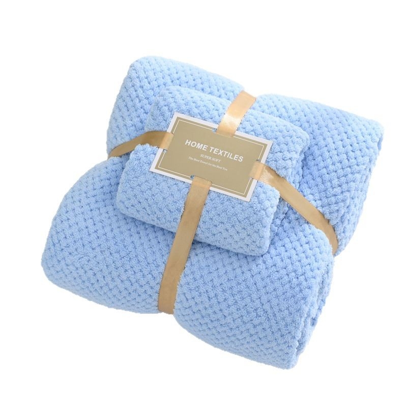 Set prosoape din Coral Fleece în cutie cadou, 280 g/m², absorbție ridicată, uscare rapidă