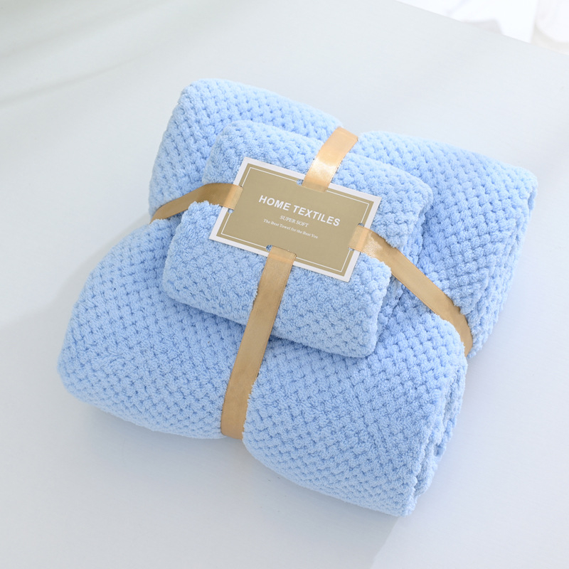 Set prosoape din Coral Fleece în cutie cadou, 280 g/m², absorbție ridicată, uscare rapidă