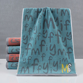 Kinglain кърпа за лице от чист памук, 32s нишка, 120–140 г/м², бродирана, жакард, плътна тъкан, персонализируема