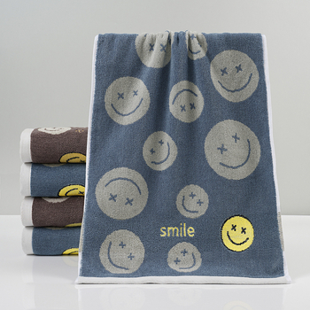 Kinglain кърпа за лице от чист памук, 32s нишка, 120–140 г/м², бродирана, жакард, плътна тъкан, персонализируема