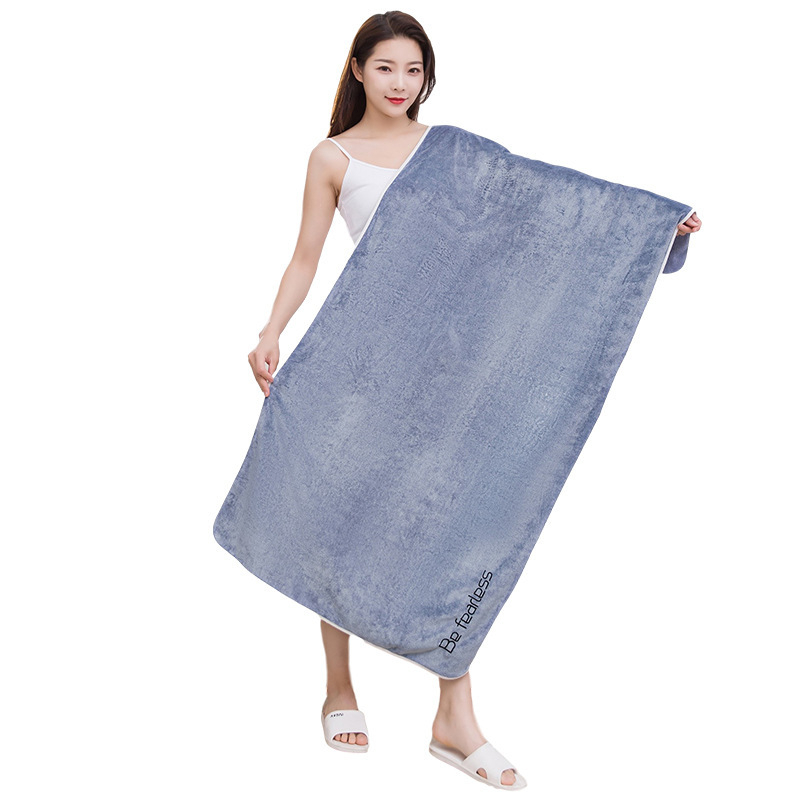 Бодирана хавлия за баня от микрофибър, 400-500 г, нишка 150D, широк производствен процес