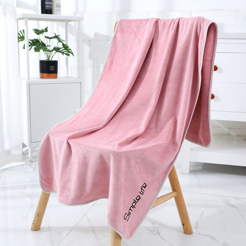 Бодирана хавлия за баня от микрофибър, 400-500 г, нишка 150D, широк производствен процес