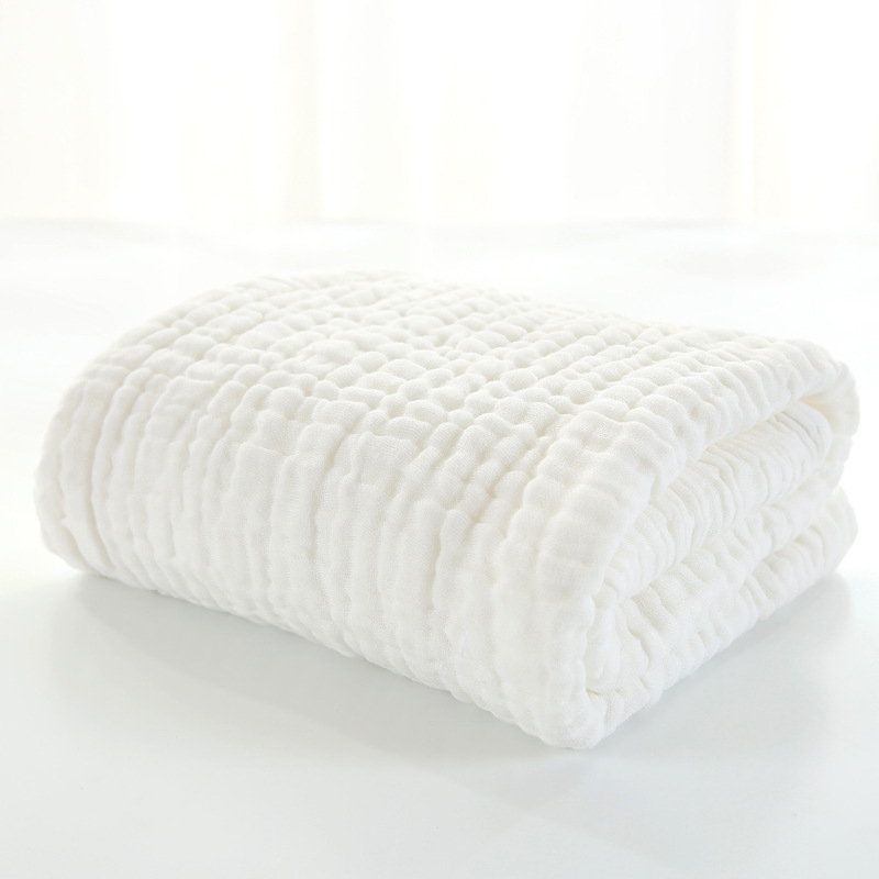 Sešslāņu kokvilnas marles dvielis bērniem no 0 līdz 13 gadiem, ar plissēšanu, mīksts un absorbējošs, izdrukāts, svarā virs 500 g