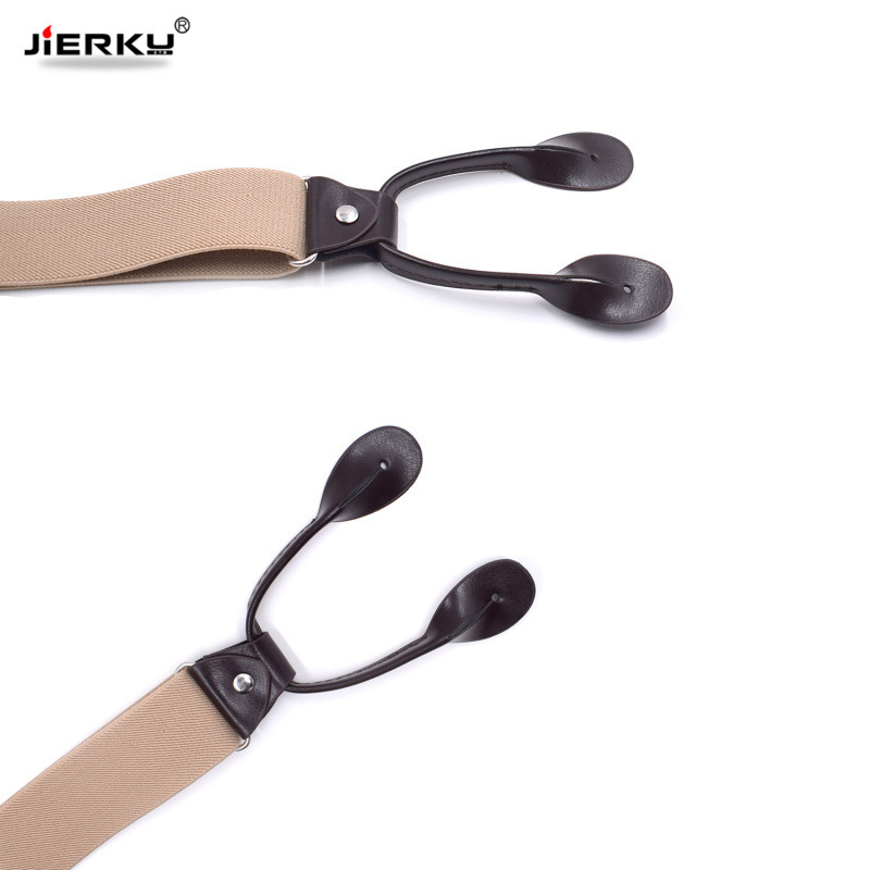 Meeste õlapaelad 6 klipsiga, elastsed, reguleeritavad, ristselg; Materjal: polüester siid