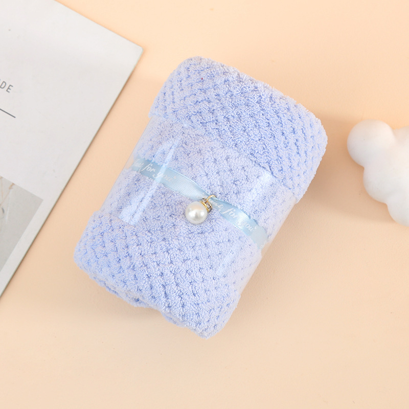 Esküvői arctörlőző korall plüssből, 80/20 selyemfonal, egyszerű szövés, 50–80 g, Jian Chun márka