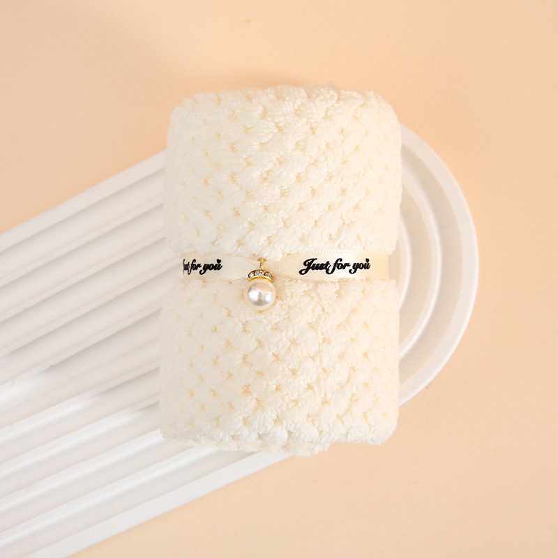 Esküvői arctörlőző korall plüssből, 80/20 selyemfonal, egyszerű szövés, 50–80 g, Jian Chun márka