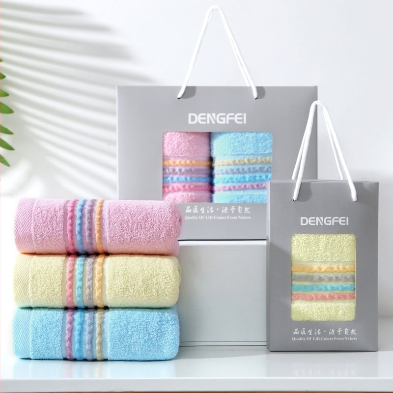 Βαμβακερή πετσέτα προσώπου, μαλακή και άνετη, παχύτερη, βάρος 100–120 γρ., κωδικός διαδικασίας παραγωγής 241500541, διατίθεται προσαρμογή