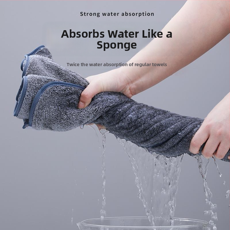 Хавлия за баня с бамбуков въглен, антибактериална, полиестерни влакна, 300–400 g, 19 нишкова прежда