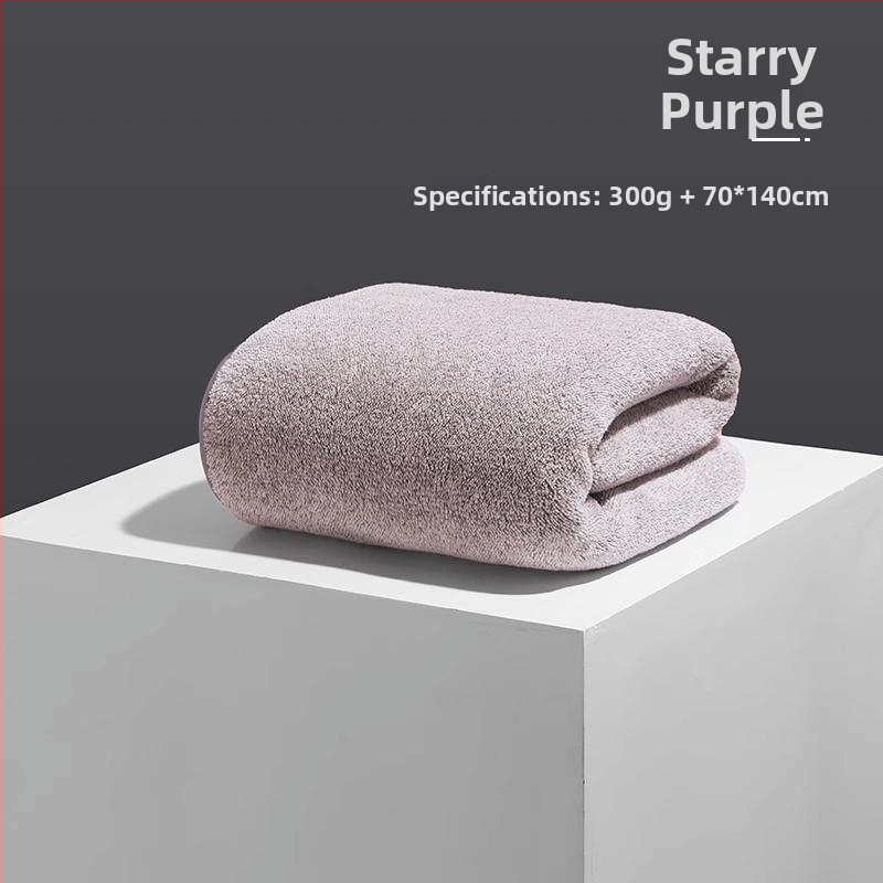 Хавлия за баня с бамбуков въглен, антибактериална, полиестерни влакна, 300–400 g, 19 нишкова прежда