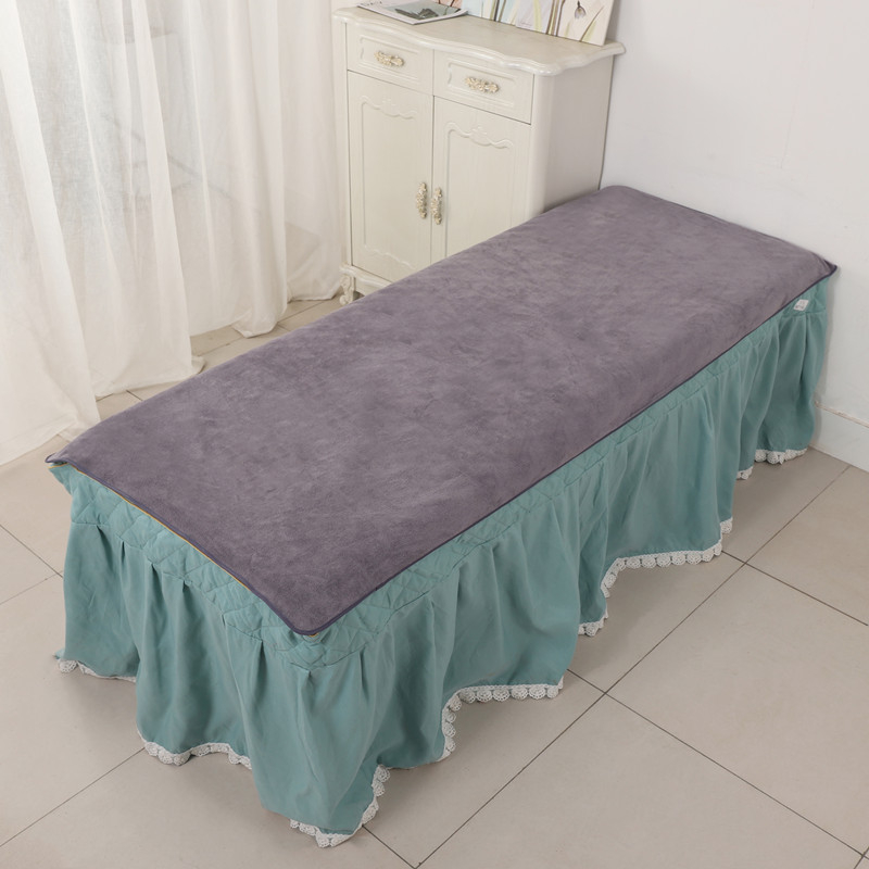 Set ručnika za kozmetički salon: veliki ručnici za kupanje i posteljinu, mekani i upijajući, svijetlo siva