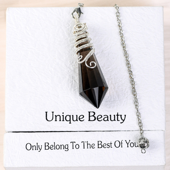 Kriystalpendant – kaheteistkümne fasetiga, konusikujuline kuju, Zhishanfang