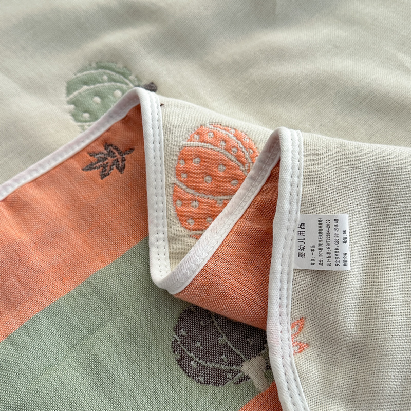 Хавлиено одеяло с шестслойна марля, 100% памук, за пролетно и есенно ползване, 1,1–1,5 кг