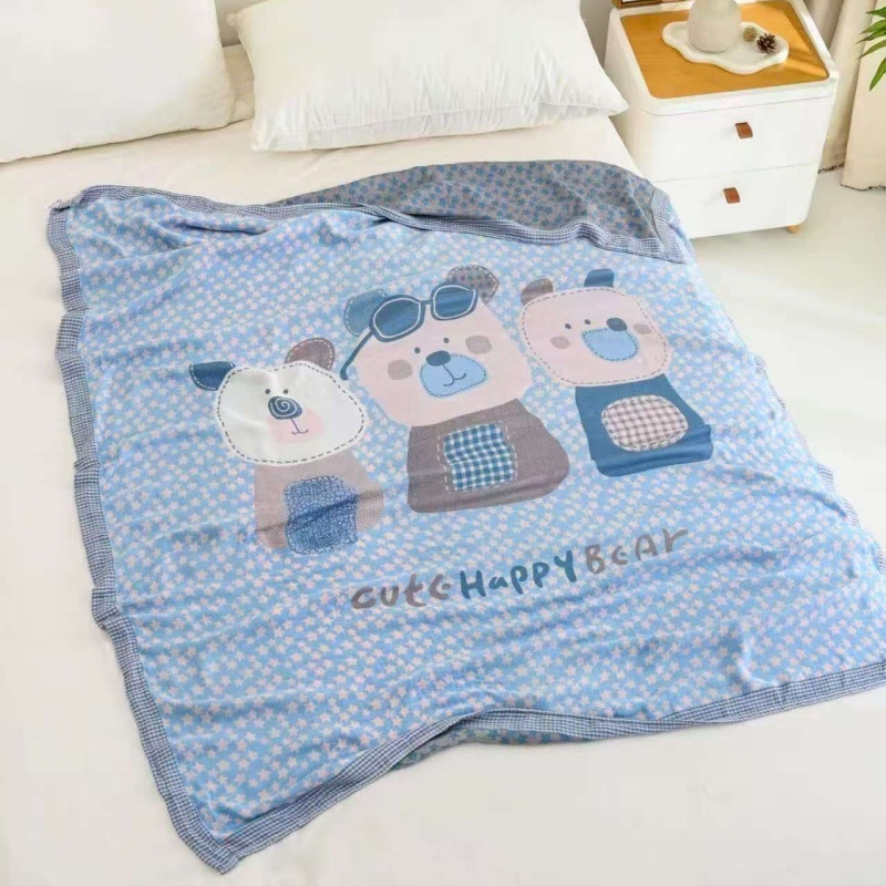 Bambuko pluošto antklodė, animacinių filmų raštas, vasaros naudojimui, 300–499 g, gaivus ir kvėpuojantis