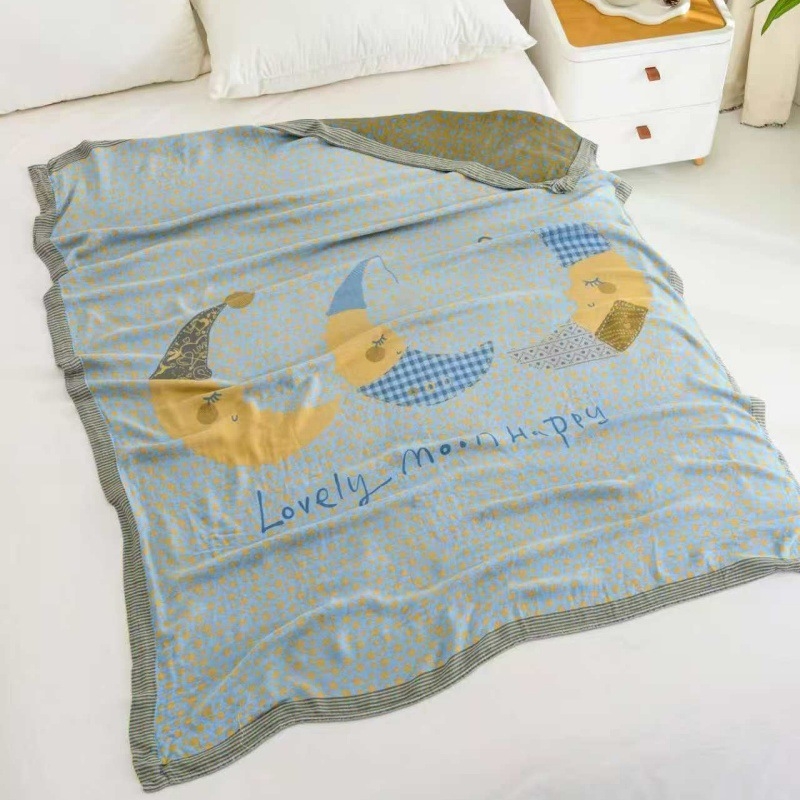 Bambuko pluošto antklodė, animacinių filmų raštas, vasaros naudojimui, 300–499 g, gaivus ir kvėpuojantis