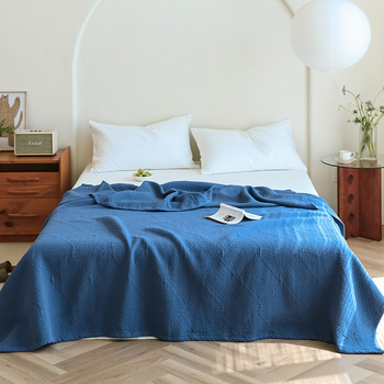 Jacquard hatszrétegű pamut törölköző pléd, 100% pamut, 1,6–2 kg, nyárra