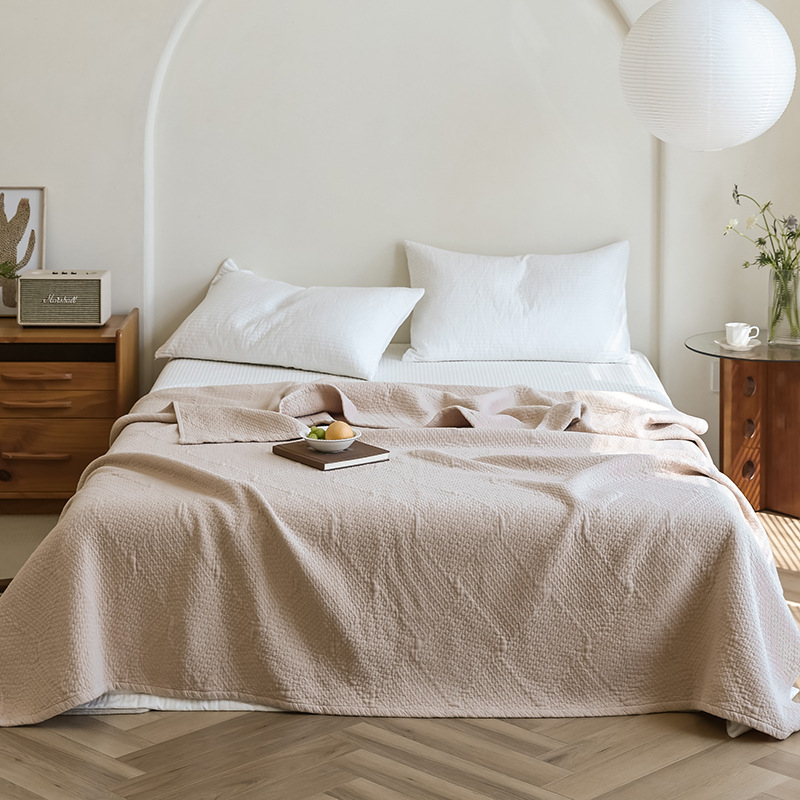 Jacquard hatszrétegű pamut törölköző pléd, 100% pamut, 1,6–2 kg, nyárra