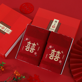 Сватбени кърпи двойка – марка Looking for Snow; Реактивно печатане и боядисване; Прежда: Ply; Процес: бродерия, жакард; Тегло: 100–120 g