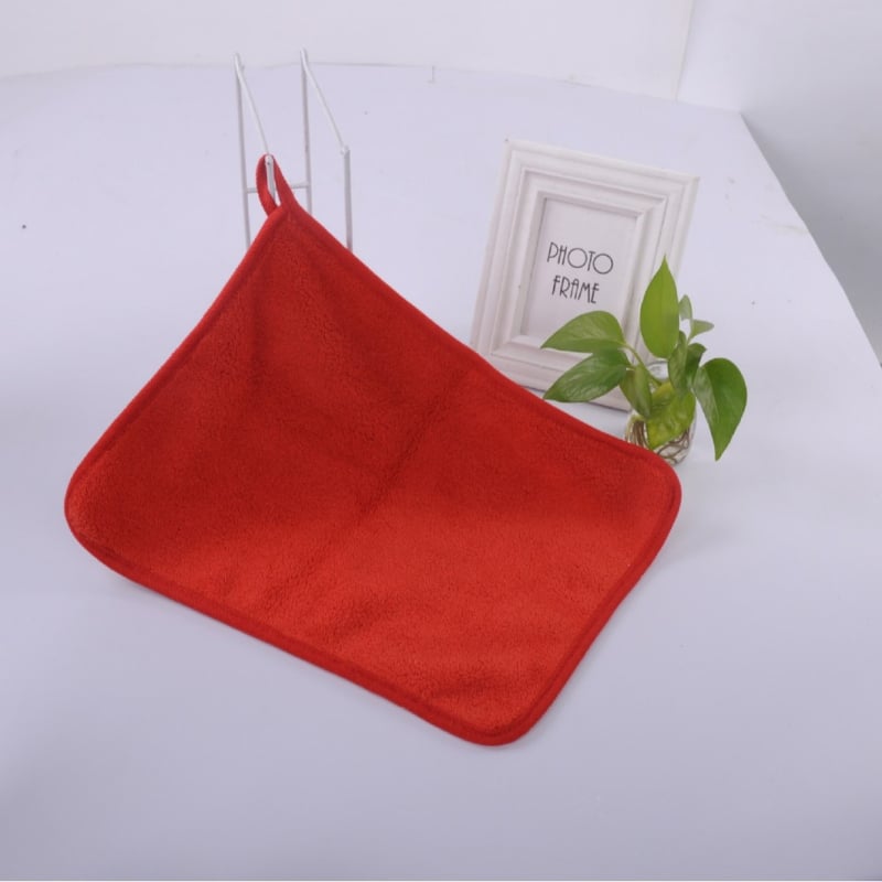 So Elegant микрофибър кърпи с коралов флис, 80–100 г, 32 нишки, обшени ръбове