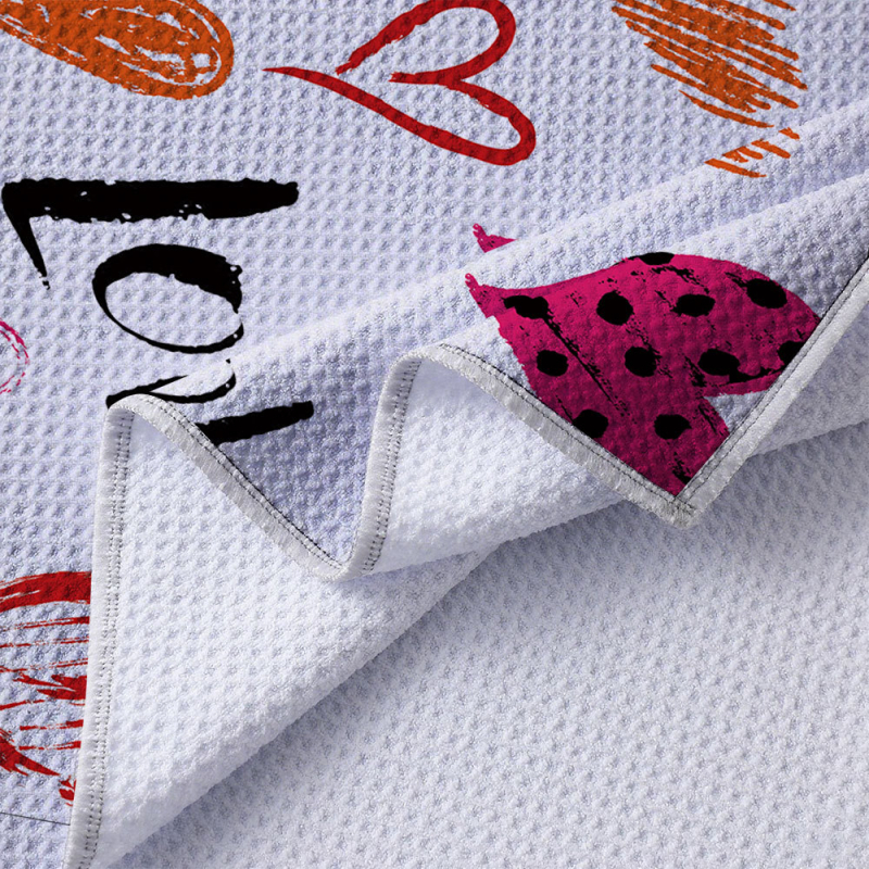 Кухненска кърпа от микрофибър с печат, 32 нишки, 200 г+, персонализируема