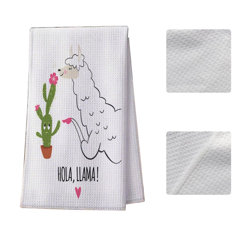 Кухненска кърпа от микрофибър с печат, 32 нишки, 200 г+, персонализируема