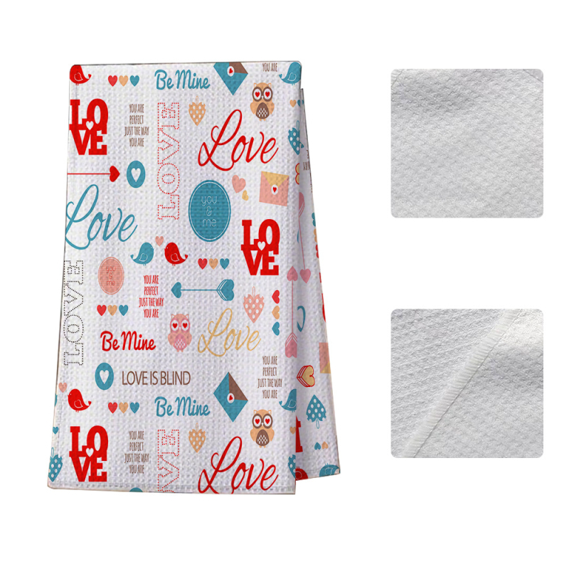 Кухненска кърпа от микрофибър с печат, 32 нишки, 200 г+, персонализируема