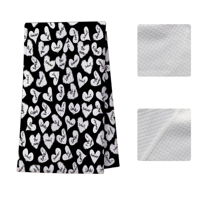 Кухненска кърпа от микрофибър с печат, 32 нишки, 200 г+, персонализируема