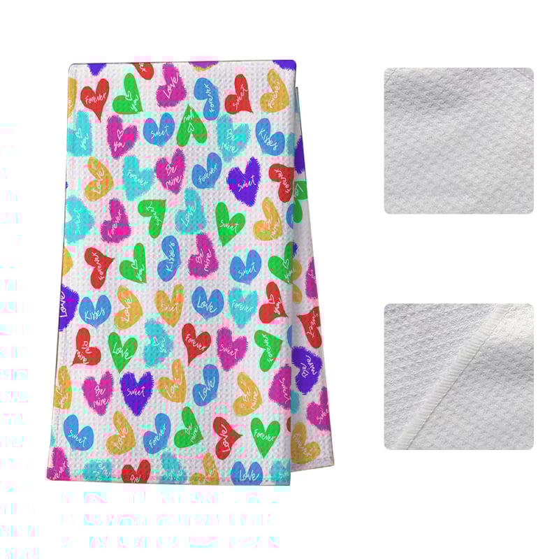 Кухненска кърпа от микрофибър с печат, 32 нишки, 200 г+, персонализируема