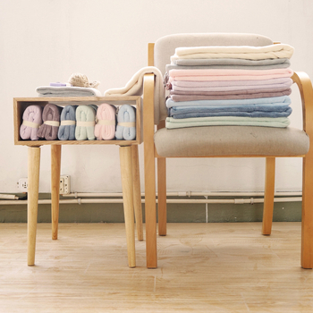 Комплект хавлии за баня от микрофибър, абсорбиращ, плоско тъкане, тегло 140–170 g, прежда 150D