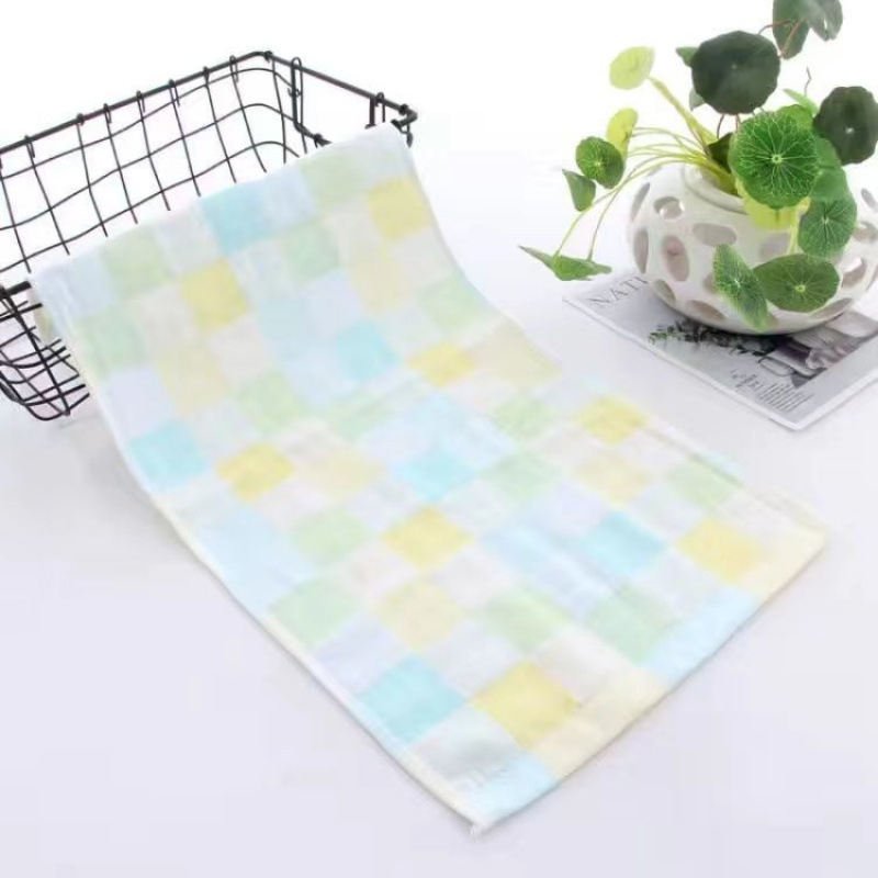 Πετσέτα γάζας προσώπου και μπάνιου, για ενήλικες και παιδιά, μαλακή και απορροφητική, 200 γρ. και άνω, 60 νημάτων