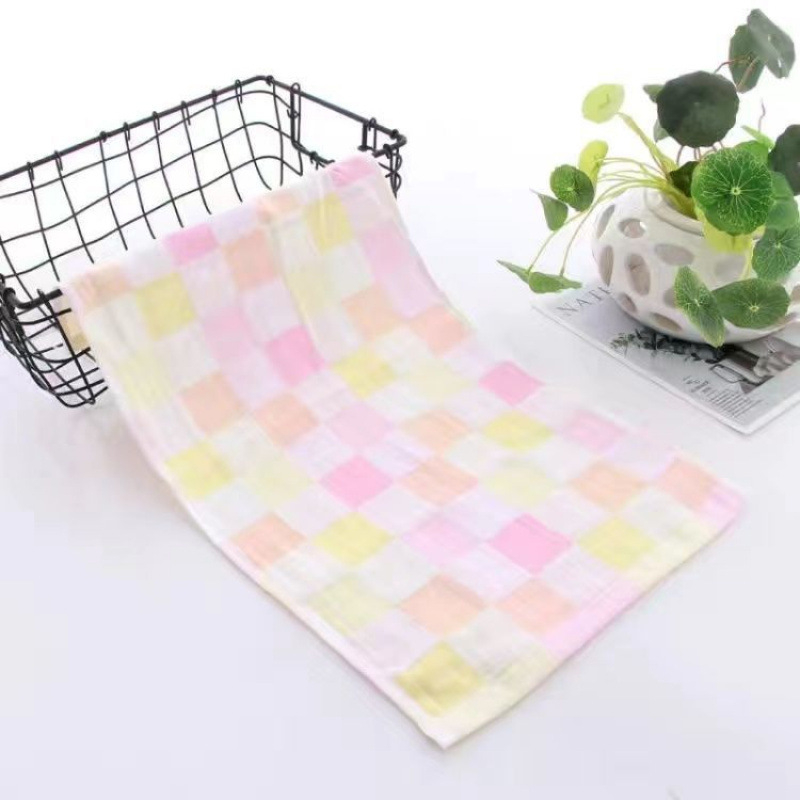 Πετσέτα γάζας προσώπου και μπάνιου, για ενήλικες και παιδιά, μαλακή και απορροφητική, 200 γρ. και άνω, 60 νημάτων