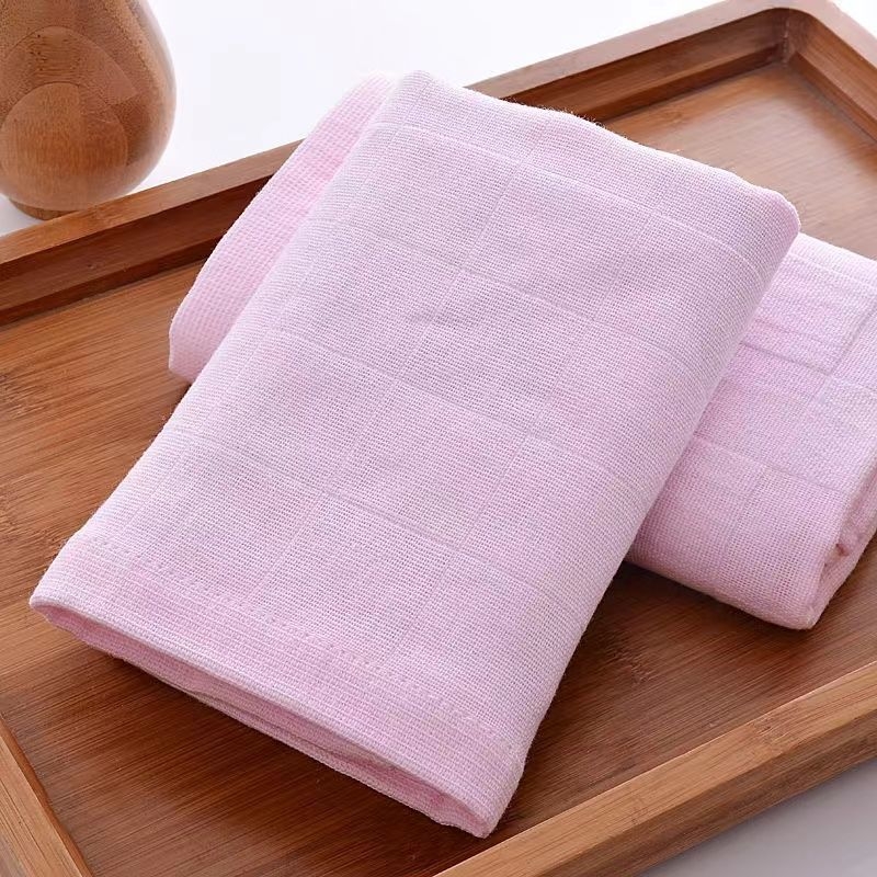 Πετσέτα γάζας προσώπου και μπάνιου, για ενήλικες και παιδιά, μαλακή και απορροφητική, 200 γρ. και άνω, 60 νημάτων