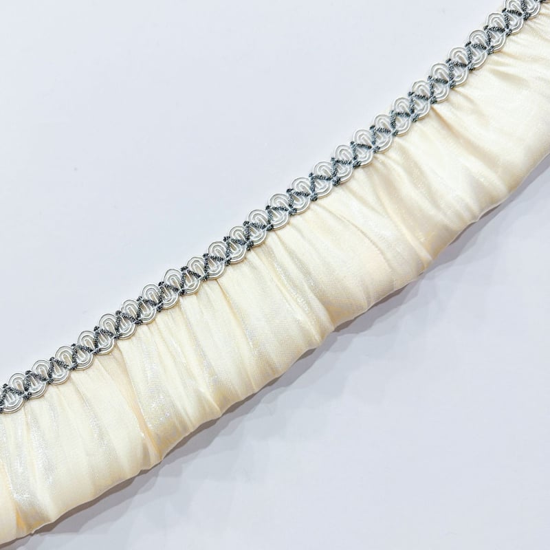 Csipkés függönyszegély – poliészter, testreszabható, modern minimalist stílus, Residentiality