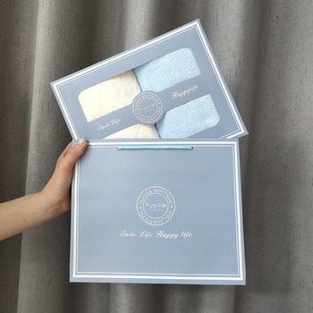 Σετ πετσέτες σε κουτί δώρου: Coral Fleece, 90 g, συσκευασία σε κουτί δώρου, μονή/διπλό κουτί, απορροφητικότητα 0–5 s