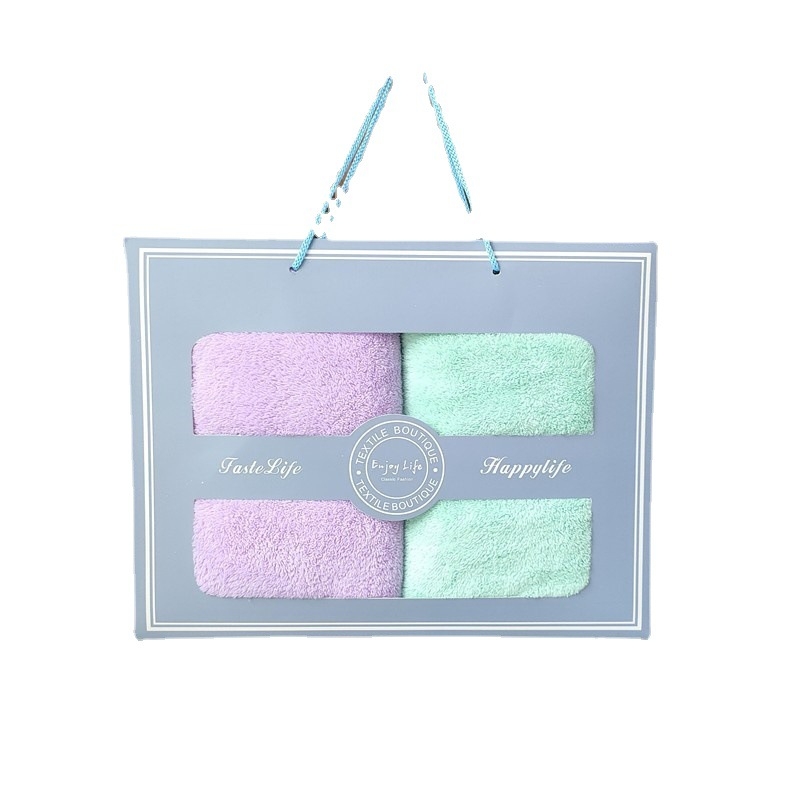 Σετ πετσέτες σε κουτί δώρου: Coral Fleece, 90 g, συσκευασία σε κουτί δώρου, μονή/διπλό κουτί, απορροφητικότητα 0–5 s