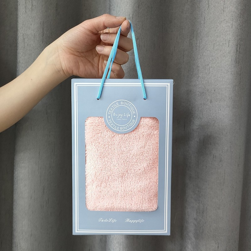 Σετ πετσέτες σε κουτί δώρου: Coral Fleece, 90 g, συσκευασία σε κουτί δώρου, μονή/διπλό κουτί, απορροφητικότητα 0–5 s