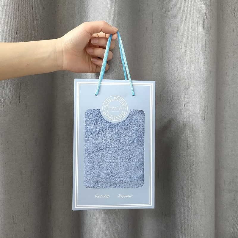 Σετ πετσέτες σε κουτί δώρου: Coral Fleece, 90 g, συσκευασία σε κουτί δώρου, μονή/διπλό κουτί, απορροφητικότητα 0–5 s