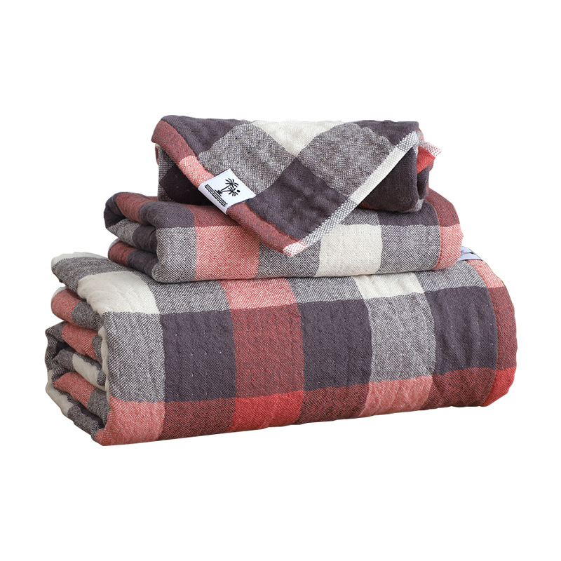 Baise Qianyi set de prosoape – moi, absorbante, rezistente la decolorare, 50–80 g pentru fiecare prosoapă, pentru față și corp, reutilizabil