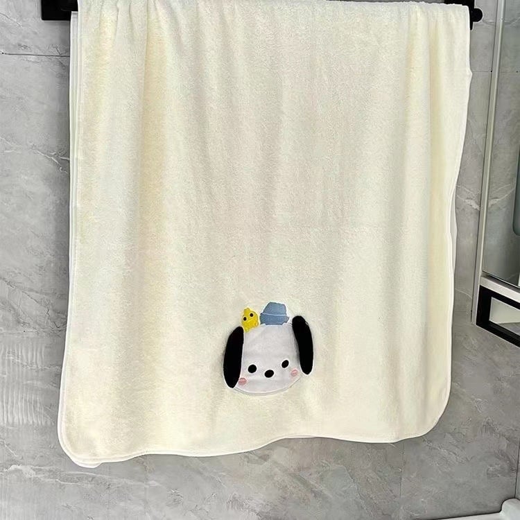 Youjiaya дамски халат за баня от коралов флийс, абсорбиращ и бързосъхнещ, полиестер 100%, серия Принцеса