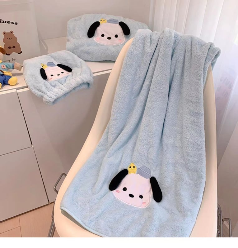 Youjiaya дамски халат за баня от коралов флийс, абсорбиращ и бързосъхнещ, полиестер 100%, серия Принцеса