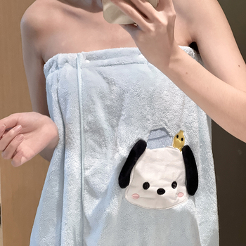 Банна роба от коралов флис, 100% полиестер, подходяща за есен, за жени