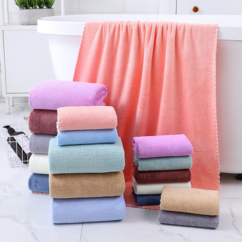 Комплект хавлии за баня от коралов флис, 100–120 г/м2, прежда 120d, хеминг, персонализиране