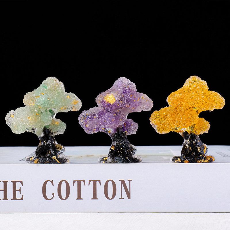 Kristallkuusepuu kaunistus – kaasaegne stiil, materjal: kristall