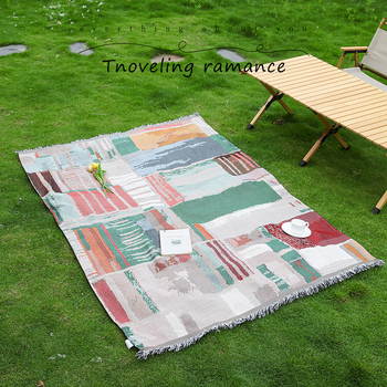 Гоблен за стена и шал за дивана — полиестер, машинно тъкана, основен състав 71–80% полиестер, вторичен 20%, модел карикатура/аниме