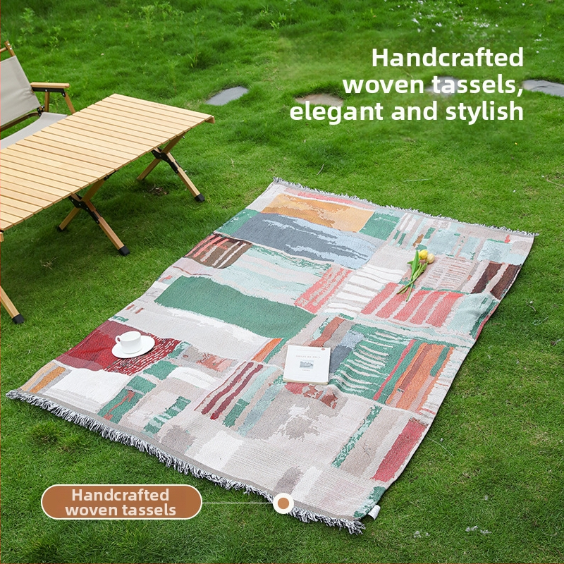 Гоблен за стена и шал за дивана — полиестер, машинно тъкана, основен състав 71–80% полиестер, вторичен 20%, модел карикатура/аниме