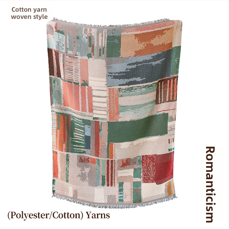 Гоблен за стена и шал за дивана — полиестер, машинно тъкана, основен състав 71–80% полиестер, вторичен 20%, модел карикатура/аниме