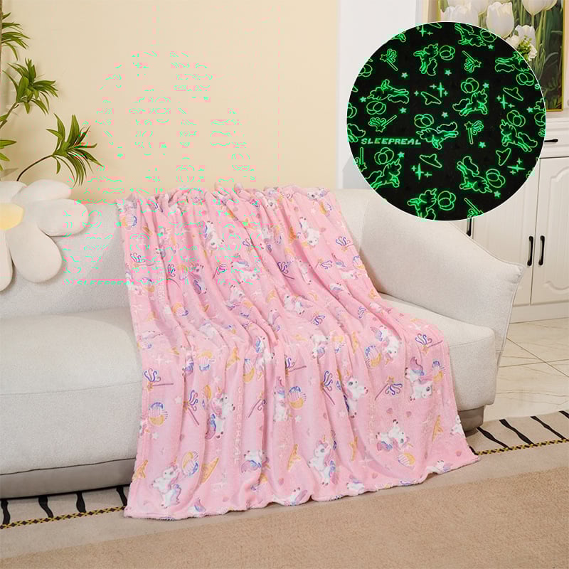 Детско одеяло от френски велур с карикатурен дизайн, тегло под 300 г, персонализирана обработка