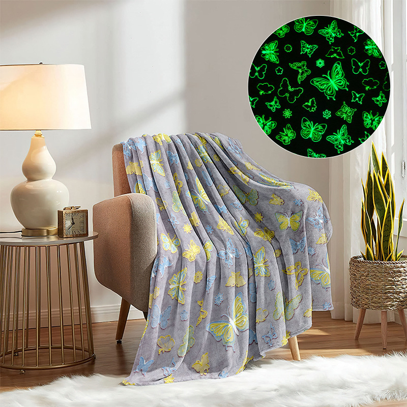 Детско одеяло от френски велур с карикатурен дизайн, тегло под 300 г, персонализирана обработка